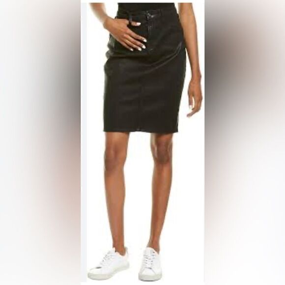 Jen7 by 7 For All Mankind 5 Pocket Pencil Skirt in Black, size 2 - Picture 1 of 4